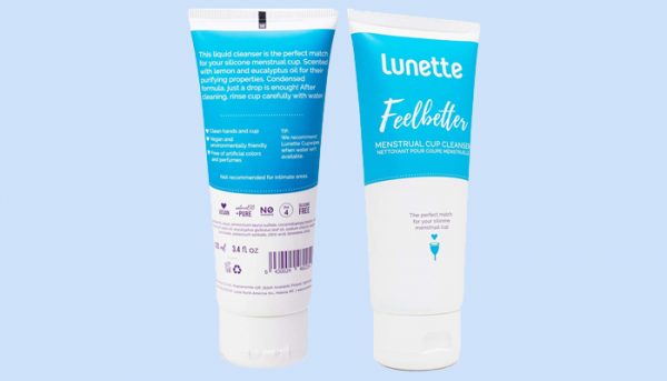 Mazgāšanas līdzeklis menstruālajai piltuvei lunette