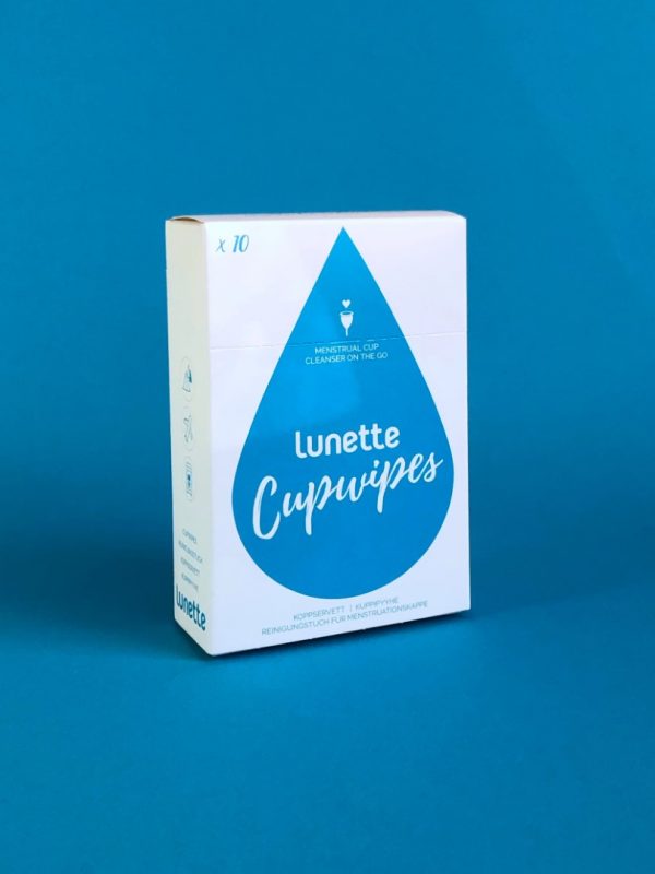 Lunette salvetes menstruālās piltuves tīrīšanai, 10 gb.